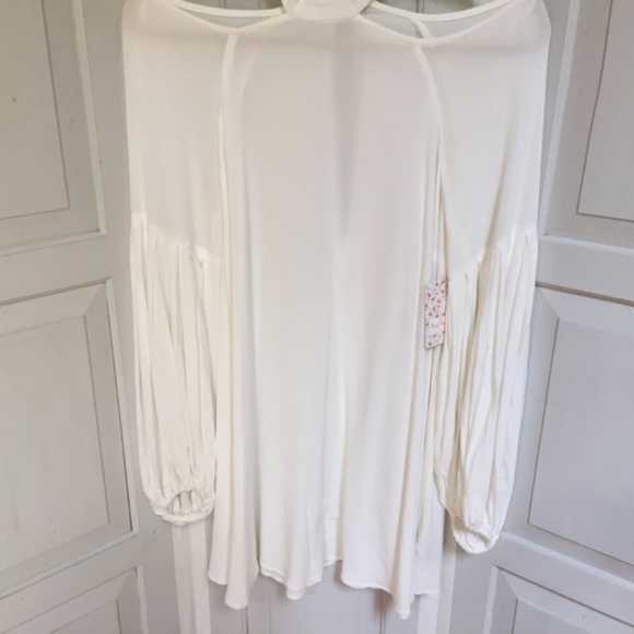 Free People Ivory Mini Dress / Long Tunic - Picture 2 of 16